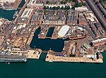 Docks 1 to 6 (consecutive) Quay Walls and Bollards (including North and South Camber Mast Pond and Tunnel to Same)