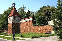 De stadsmuur van Olkusz