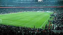 A Vodafone Park egy 2016-os Beşiktaş-Bursaspor bajnokin