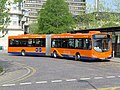 Image 252An articulated Wright Eclipse Fusion, bending as it drives round a corner at Bath of University, England, May 2008 (from Articulated bus)