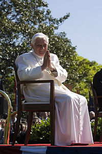 Benedicto XVI en su viaje a los Estados Unidos de América en 2008