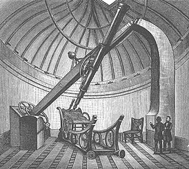 180-мм рефрактор Долланда в обсерватории Бишопа