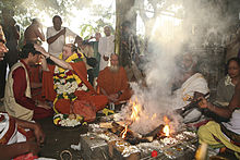Tantric initiation (diksa) is necessary for undertaking the tantric practices of Trika Saivism. Bodhinatha-samaya-diksha.JPG