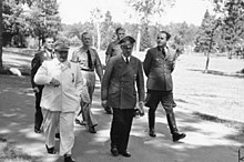 Goring with Hitler and Albert Speer, 10 August 1943. Goring favoured the bomber over the fighter even at this time. Bundesarchiv Bild 146-1977-149-13, Hermann Goring, Adolf Hitler, Albert Speer.jpg