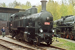 423.001 im Eisenbahnmuseum Lužná u Rakovníka