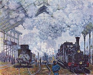 Claude Monet: Gare Saint Lazare, 1877