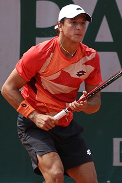 Luciano Darderi v kvalifikaci French Open 2023