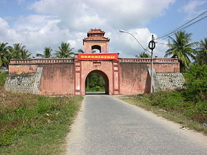 Front gate of the old citadel of Diên Khánh