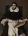 『修道士オルテンシオ・フェリス・パラビシーノの肖像』（1609年頃、エル・グレコ）