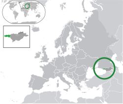 Location of Abhazia