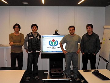 Encuentro de wikimedistas en Barcelona.