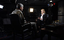Air Force Chief of Staff Gen. Norton A. Schwartz in an interview with Lara Logan, April 15, 2009 General Schwartz on 60 Minutes.jpg