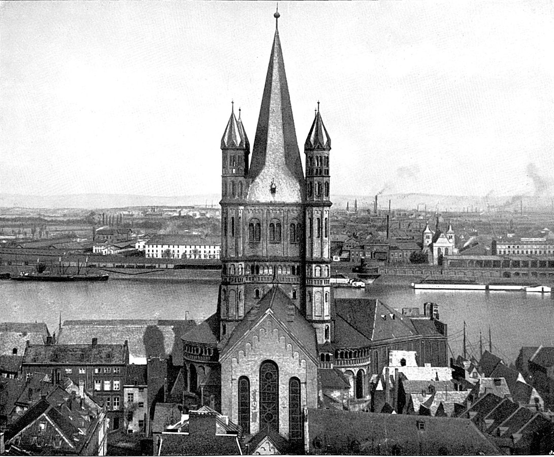 Gross St Martin - Blick von Westen vor 1899.jpg