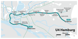 Hamburger Hochbahn - Plan der Linie U4.png