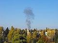 Dym z havárie 10.10.2018, Sliač, Slovensko
