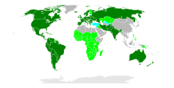 Az indoeurópai nyelvcsalád földrajzi elterjedtsége   többségi ie. nyelv (anyanyelvként beszélik)   hivatalos kisebbségi ie. nyelv (a lakosság második nyelve, melyet a hivatalos érintkezésben használ)