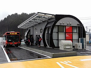 시즈가와 BRT 임시역 (2012년)