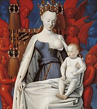 Vierge à l'enfant, v. 1452 Jean Fouquet