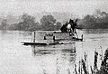 Jules Fis(c)her, le 10 novembre 1924 sur La Seine à Sartrouville, pour son record mondial de vitesse aquatique sur hydro-glisseur Farman de 450 CV (140,645 km/h).