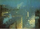 Julian Alden Weir, Nocturne: Queensboro Bridge, 1910