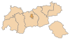 Lage des politischen Bezirks Innsbruck-Stadt