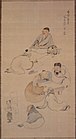 僧風外作品群　『琴棋書画図』 （香積寺所有）