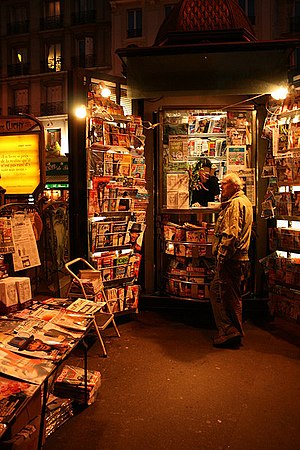 Newsstand in Paris