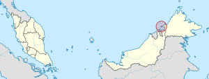Федеральная территория Лабуан на карте