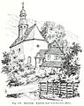 Die Kirche um 1900, nach einer Zeichnung des Ferdinand Luthmer