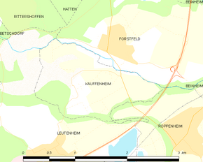 Poziția localității Kauffenheim