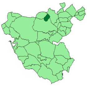 Localisation de Bornos