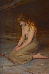 Penitent Magdalene (1893) by Adolfo Tommasi Maria Maddalena, 1893.jpg