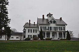 House for David Lyman II, Middlefield, Connecticut, 1863-64.
