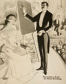 Theatrical poster for a mind-reading performance, 1900