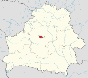 Localisation de Minsk en Biélorussie