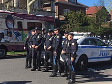 New York Police Department (NYPD) police officers in Brooklyn My picture of NYPD officers.jpg