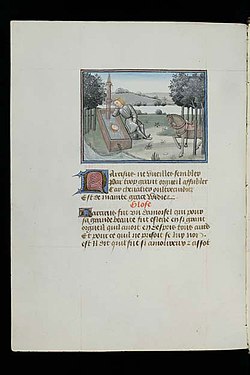 Narcisse se contemplant, fol. 31v