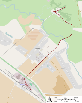 УЖД Пешеланского гипсового завода (interactive map)