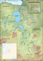 Pienoiskuva sivulle Narvanjoen vesistöalue