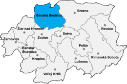 Distret de Banská Bystrica - Localizazion