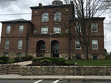 Old Main at Frostburg State University the campus' oldest building.