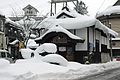 尼湯の雪景色