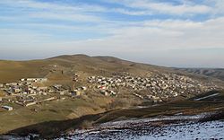 The village of Oti Kandi in January 2014