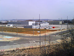 Vista de Syva, empresa farmacéutica instalada en el parque.