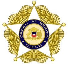 Placa de la Orden al Merito de Chile.svg
