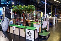 Wikimedia-Deutschland-Stand auf der re:publica’22 in der Arena Berlin