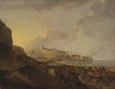 Douvres (vers 1746-47), huile sur toile, Centre d'art britannique de Yale.