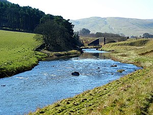English: River Clyde Near Crawford