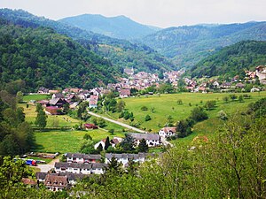 Rombach-le-Franc vue depuis le Kast