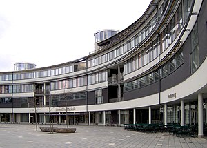 Moa's Crescent, the main building of Södertörn...